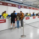 Picking up start numbers - Generali Prague Half Marathon 2026