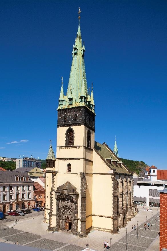 Leaning tower of the Church of the Assumption of the Virgin Mary